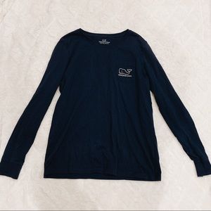 Vineyard Vines Long Sleeve Navy Blue T-Shirt
